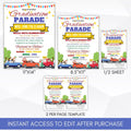 quarantine graduation party invite editable printable template
